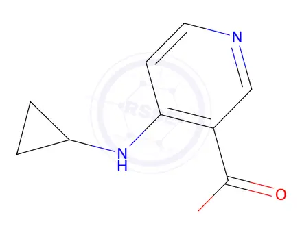 Chemical structure of 4-(Cyclopropylamino)nicotinic acid
