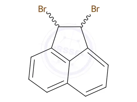 Chemical structure of 5,6-Dibromoacenaphthene