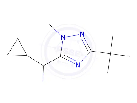Chemical structure of (3-(Tert-butyl)-1-methyl-1h-1,2,4-triazol-5-yl)(cyclopropyl)methanamine