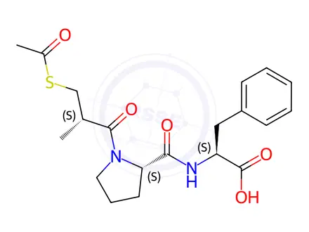 Chemical structure of Alacepril