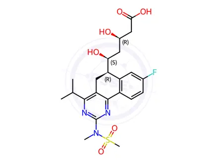 Chemical structure of Rosuvastatin Calcium Impurity 3 Monomer