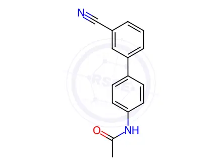 Chemical structure of N-(3'-Cyano[1,1'-biphenyl]-4-yl)acetamide
