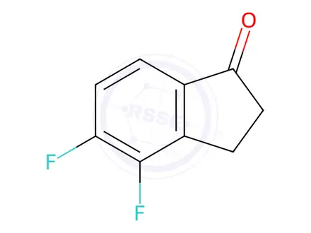 Chemical structure of 4,5-Difluoroindan-1-one