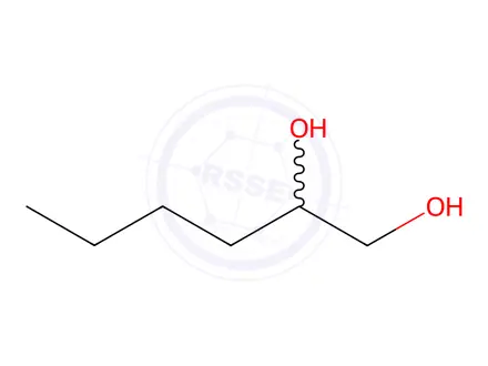 Chemical structure of 1,2-Hexanediol