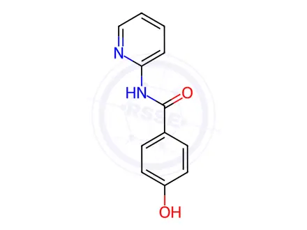 Chemical structure of 4-hydroxy-N-(pyridin-2-yl)benzamide
