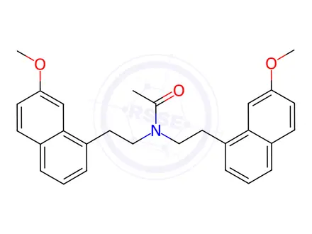 Chemical structure of Agomelatine Impurity 10
