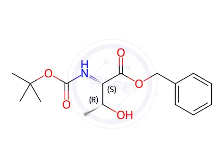 Chemical structure of Boc-Thr-Obzl