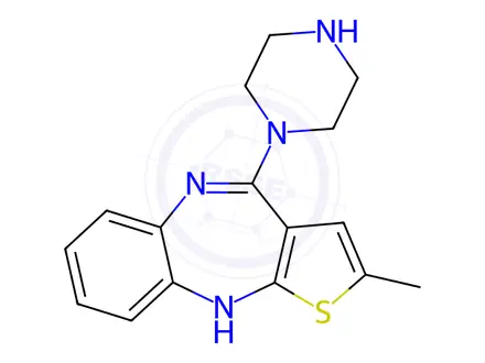 Chemical structure of Olanzapine Impurity F