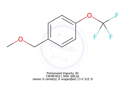 Chemical structure of Pretomanid Impurity 30