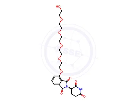 Chemical structure of Thalidomide-O-PEG5-OH