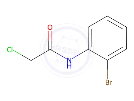 Chemical structure of N-(2-Bromophenyl)-2-chloroacetamide