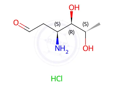 Chemical structure of L-Acosamine Hydrochloride