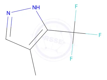 Chemical structure of 4-Methyl-3-trifluoromethylpyrazole