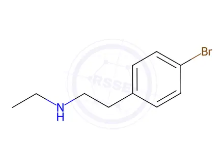 Chemical structure of 2-(4-Bromophenyl)-N-ethylethan-1-amine