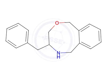 Chemical structure of 4-benzyl-3,4,5,6-tetrahydro-1h-2,5-benzoxazocine