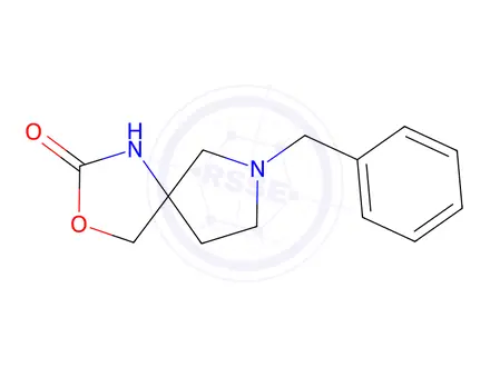 Chemical structure of 7-Benzyl-3-oxa-1,7-diazaspiro[4.4]nonan-2-one