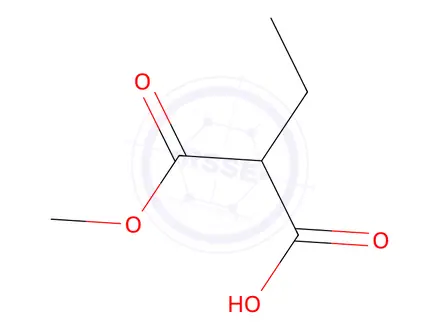 Chemical structure of 2-(methoxycarbonyl)butanoic acid