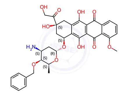 Chemical structure of Daunorubicin Impurity 21