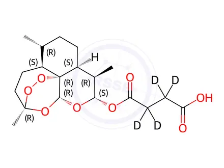 Chemical structure of Artesunate-D4