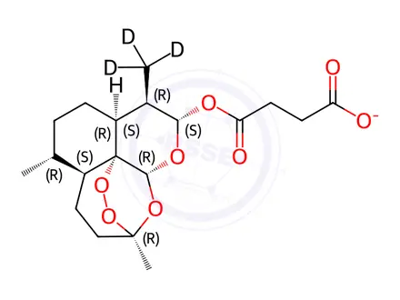 Chemical structure of Artesunate-d3