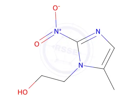 Chemical structure of 2-Nitro-5-methyl-1H-imidazole-1-ethanol