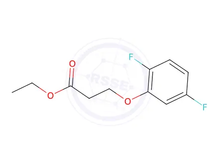 Chemical structure of Ethyl 3-(2,5-difluorophenoxy)propanoate