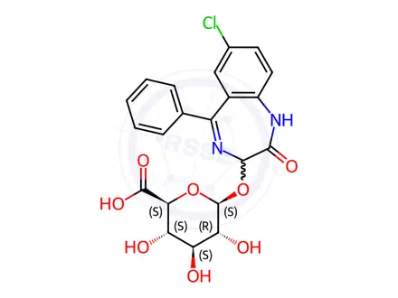 Chemical structure of Oxazepam Impurity 7