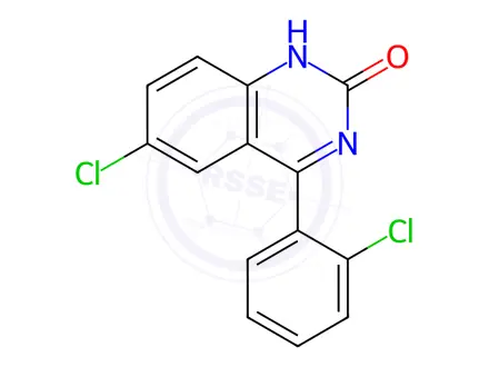 Chemical structure of Lorazepam Impurity 56