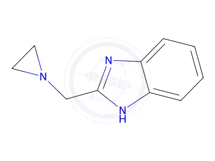Chemical structure of 2-(Aziridin-1-ylmethyl)-1H-benzo[d]imidazole