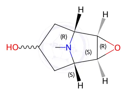 Chemical structure of Scopine