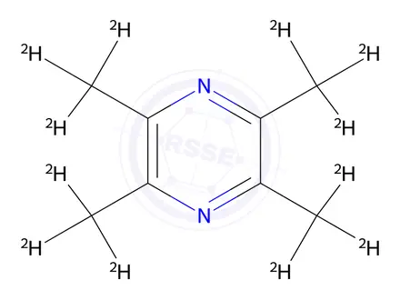 Chemical structure of Tetramethylpyrazine-d12
