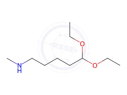 Chemical structure of 5,5-diethoxy-N-methylpentan-1-amine