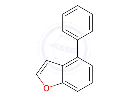 Chemical structure of 4-Phenylbenzofuran