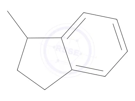 Chemical structure of 2,3-DIHYDRO-1-METHYLINDENE