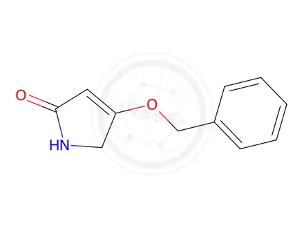 Chemical structure of 1,5-Dihydro-4-(phenylmethoxy)-(2H)-pyrrol-2-one
