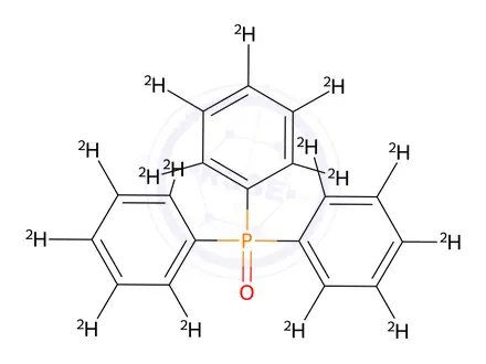 Chemical structure of 54964-93-1 Oxo{tris[(~2~H_5_)phenyl]}-lambda~5~-phosphane DTXSID80745745