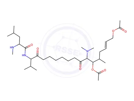 Chemical structure of Acetoxy Cyclosporin A Acetate