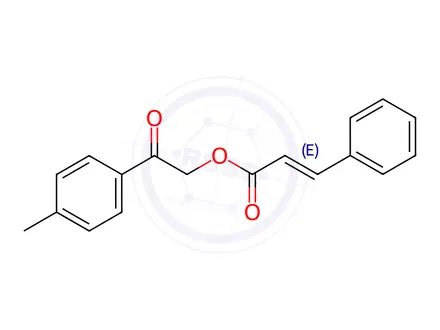 Chemical structure of 2-Oxo-2-(p-tolyl)ethyl 3-phenylacrylate
