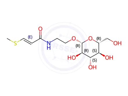 Chemical structure of Entadamide-A-β-D-glucopyranoside