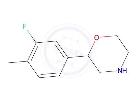 Chemical structure of 2-(3-Fluoro-4-methylphenyl)morpholine