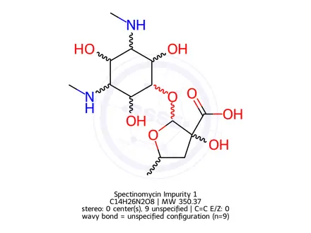 Chemical structure of Spectinomycin Impurity 1