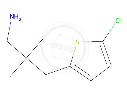 Chemical structure of 3-(5-Chlorothiophen-2-yl)-2,2-dimethylpropan-1-amine