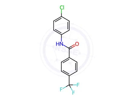 Chemical structure of n-(4-Chlorophenyl)-4-(trifluoromethyl)benzamide