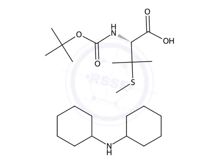 Chemical structure of Boc-pen(me)-oh dcha