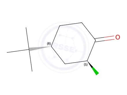 Chemical structure of Rel-(2S,4R)-4-(tert-butyl)-2-chlorocyclohexan-1-one
