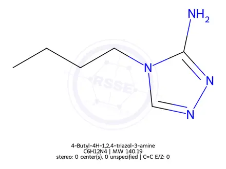 Chemical structure of 4-Butyl-4H-1,2,4-triazol-3-amine