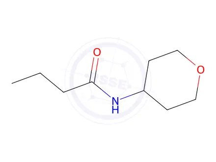 Chemical structure of N-(tetrahydro-2H-pyran-4-yl)butyramide