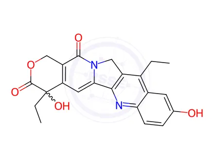 Chemical structure of (rac)-7-Ethyl-10-Hydroxy Camptothecin