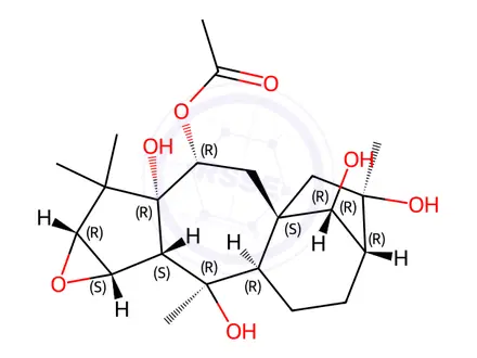 Chemical structure of Rhodojaponin II