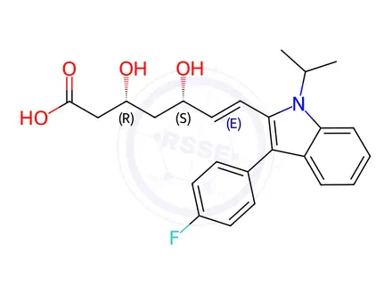 Chemical structure of Fluvastatin Impurity 37